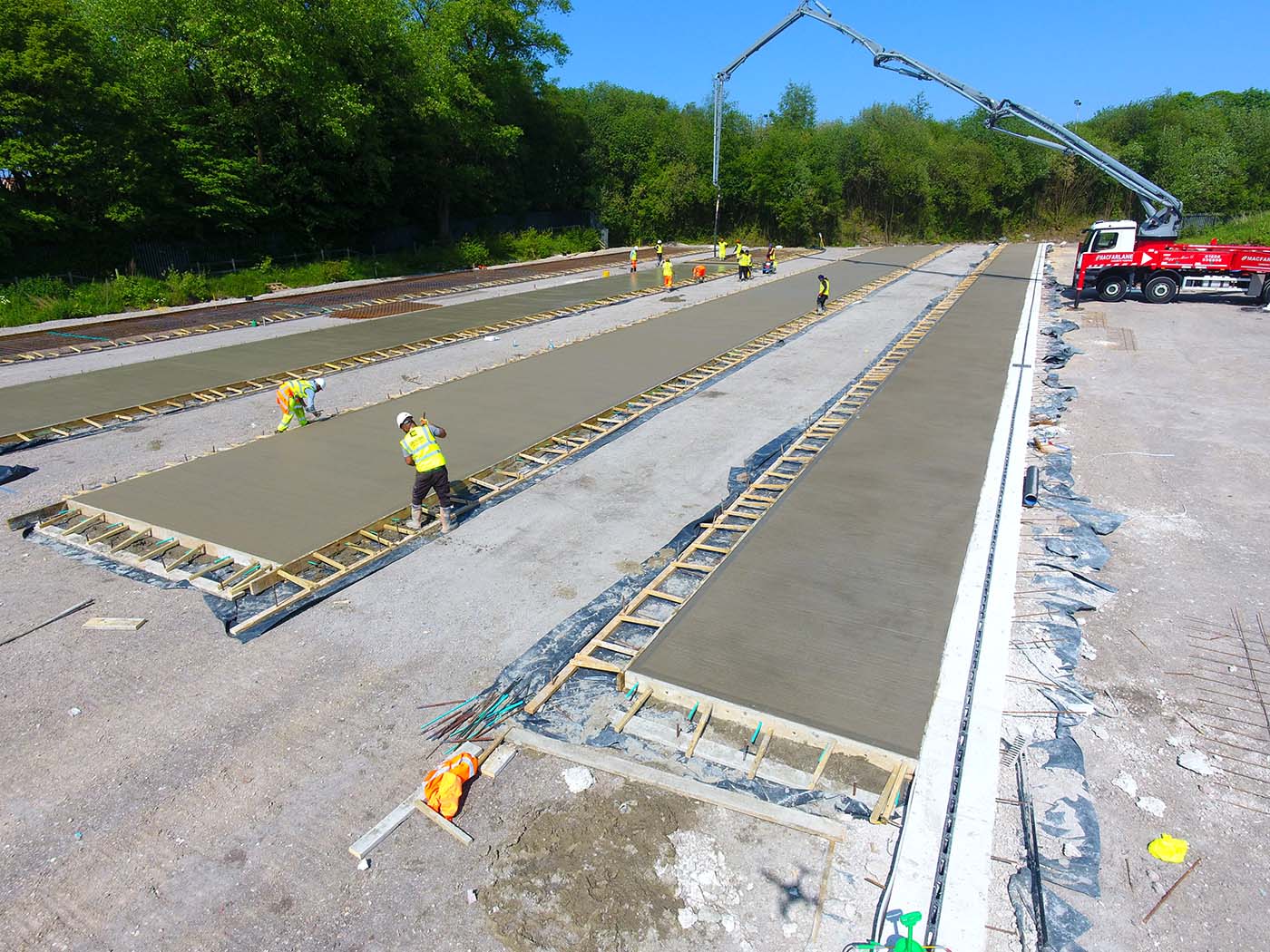 Construction Team at Heywood Truck Park